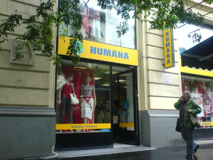 Humana second hand shop Budapest