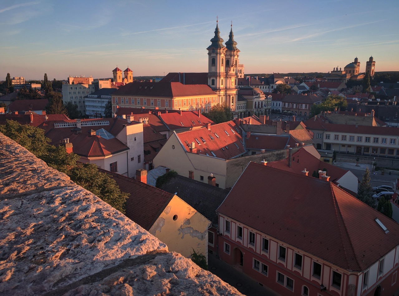 Eger city, Hungary